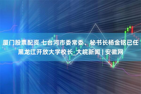 厦门股票配资 七台河市委常委、秘书长杨金铭已任黑龙江开放大学校长_大皖新闻 | 安徽网
